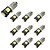 voordelige Autobuitenverlichting-Honsco 10pcs e10 1w 100lm wit 5smd 5050 geleid voor auto deurlamp dc12v