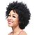 abordables Pelucas de máxima calidad-pelucas negras para mujer peluca sintética rizada peluca rizada corta pelo sintético negro natural negro