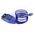 Недорогие Приборы бортовой диагностики-409.1 OBD2 USB-кабель автоматический сканер диагностический инструмент для Audi Volkswagen - синий