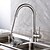 cheap Kitchen Faucets-Kitchen faucet Pull-out / ­Pull-down / Tall / ­High Arc Centerset Contemporary Kitchen Taps / Brass