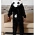 levne Kigurumi pyžama-Dětské Pyžamo Kigurumi Panda Zvířecí Slátanina Overalová pyžama Pyžama Legrační kostým Flanel Fleece Kostýmová hra Pro Chlapci a dívky Vánoce Oblečení na spaní pro zvířata Karikatura