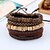 cheap Bracelets-Leather Bracelet - Leather Vintage, Fashion Bracelet Rainbow For Wedding Party Sports