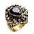 billige Moderinge-Dame Harpiks Legering Ring Statement Ring - Rund Geometrisk form Personaliseret Luksus Unikt design Vintage Erklæring Euro-Amerikansk Mode