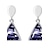 preiswerte Ohrringe-Damen Ohrring damas Personalisiert Modisch Euramerican Krystall Ohrringe Schmuck Gold / Purpur / Blau Für Hochzeit Party Jahrestag