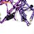 preiswerte Halsbänder, Geschirre und Leinen für Hunde-Katze Hund Geschirre Leinen Regolabile / Einziehbar 210D Nylon Purpur Blau