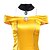 cheap Men&#039;s &amp; Women&#039;s Halloween Costumes-Princess Fairytale Goddess Cosplay Costume Party Costume Masquerade Adults&#039; Women&#039;s Halloween Carnival Festival / Holiday Terylene Yellow Female Carnival Costumes Patchwork