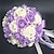 baratos Bouquets de Flores para Noiva-Bouquets de Noiva Buquês Casamento Poliéster 7.87&quot;(Aprox.20cm) Natal