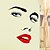 baratos Adesivos de Parede-Autocolantes de Parede Decorativos - Adesivos de parede de pessoas Pessoas / Moda / Desenho Animado Sala de Estar / Quarto / Banheiro