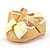 cheap Baby Shoes-Girls&#039; Shoes Synthetic Summer / Fall First Walkers Loafers &amp; Slip-Ons Bowknot for Kid&#039;s Gold / Red / Party &amp; Evening