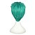 abordables Perruques de déguisement-Perruque Synthétique / Perruques de Déguisement Droit Cheveux Synthétiques Vert Perruque Femme Court Sans bonnet