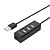 preiswerte USB-Hubs &amp; Schalter-4 USB-Hub USB 2.0 USB 2.0 Mit Wire Mangement Daten-Hub