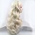 preiswerte Synthetische Perücken mit Spitze-Synthetische Lace Front Perücken Wellen Wellen Spitzenfront Perücke Blond Lang Blond Synthetische Haare Damen Natürlicher Haaransatz Blond