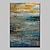 abordables Pinturas abstractas-Pintura al óleo pintada a colgar Pintada a mano - Abstracto Clásico Modern Incluir marco interior / Lona ajustada