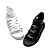 رخيصةأون صنادل رجالي-رجال أحذية Leather نابا جلد ربيع صنادل من أجل أبيض أسود