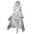 cheap Men&#039;s &amp; Women&#039;s Halloween Costumes-Skeleton / Skull / Angel / Devil / Ghost Cosplay Costume / Party Costume Women&#039;s Halloween / Carnival / Day of the Dead Festival / Holiday Halloween Costumes White Solid Colored