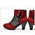 halpa Naisten saappaat-Naisten Kengät Kangas Tyll Kevät Kesä Slingback Bootsit Paksu korko Pyöreä kärkinen Nilkkurit Kristalleilla Vetoketjuilla varten Toimisto