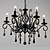 cheap Chandeliers-6-Light Chandelier Ambient Light Others Metal Crystal, Candle Style 110-120V / 220-240V Bulb Not Included