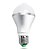 billige LED-smartpærer-1pc 5 W Smart LED-lampe 480 lm B22 E26 / E27 A60(A19) 10 LED perler SMD 5730 Infrarød sensor Lysstyring Varm hvit Kjølig hvit 85-265 V / 1 stk. / RoHs