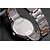 preiswerte Uhren-Paar Uhr Modeuhr Armbanduhr Einzigartige kreative Uhr Quartz Edelstahl Silber Analog Freizeit Retro Schwarz / Silber Silbrig / White
