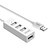 preiswerte USB-Hubs &amp; Schalter-4 USB-Hub USB 2.0 USB 2.0 Mit Wire Mangement Daten-Hub