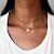 preiswerte Halsketten-Damen Halsketten Doppelschicht Modisch Euramerican Acryl Aleación Weiß Purpur Rosa Dunkelgrün Modische Halsketten Schmuck Für Alltag