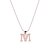 cheap Necklaces-Men&#039;s Women&#039;s AAA Cubic Zirconia Pendant Necklace - Rose Gold, Zircon Alphabet Shape Punk, Simple Style, Hip-Hop Multi-ways Wear Gold Necklace Jewelry For Wedding, Party, Special Occasion