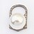 preiswerte Ringe-Herrn Logo Ring - Künstliche Perle, Aleación Personalisiert, Einzigartiges Design, Klassisch Eine Größe Gold / Schwarz / Silber Für Weihnachts Geschenke / Hochzeit / Party
