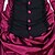 cheap Historical &amp; Vintage Costumes-Maria Antonietta Rococo Victorian 18th Century Vacation Dress Dress Party Costume Masquerade Prom Dress Women&#039;s Satin Cotton Costume Fuchsia Vintage Cosplay Party Prom Long Sleeve Lolita