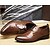 baratos Sapatos Oxford para Homem-Homens Sapatos Confortáveis Couro Envernizado Outono / Inverno Oxfords Caminhada Castanho Claro / Preto / Sapatos formais / Festas &amp; Noite