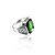 זול טבעות-טבעת הטבעת אזמרגד סינתטי סוליטר ירוק פלדת על חלד זירקון אזמרגד מעמד עיצוב מיוחד אופנתי אירופאי אמריקאי 7 8 9 10 11 / בגדי ריקוד גברים