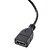 levne HDMI kabely-HDMI V1.3 Micro HDMI V1.3 M / F kabel OD 4,0 mm Black (0,15 M)