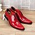 halpa Miesten Oxford-kengät-Miehet kengät Aitoa nahkaa Kevät Comfort Oxford-kengät varten Kausaliteetti Musta Punainen