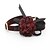 cheap Dog Collars, Harnesses &amp; Leashes-Cat Dog Collar Adjustable Foldable Flower / Floral British Lace Fabric Red Pink