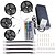 baratos Faixas de Luzes LED-kit de faixa de luz led kwb não-impermeável 20m (4 * 5m) 5050 rgb 600 leds 10mm strip lights com kit de controle remoto 44key ir e 12v 10a eu nos au uk fonte de alimentação com suporte de montagem