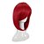 baratos Peruca para Fantasia-peruca sintética peruca cosplay encaracolada peruca encaracolada cabelo sintético vermelho comprimento médio cabelo vermelho feminino alegria