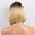 cheap Human Hair Capless Wigs-Human Hair Capless Wigs Human Hair Straight / Classic Ombre Machine Made Wig Daily