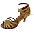 זול נעליים לטיניות-בגדי ריקוד נשים נעליים לטיניות בבית סנדלי קריסטל סנדלים ריינסטון אבזם שחור שקד זהב