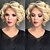 cheap Synthetic Trendy Wigs-Synthetic Wig Wavy Scarlett Wavy With Bangs Wig Blonde Short Blonde Synthetic Hair Women&#039;s Side Part Blonde