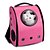 abordables Básicos de viaje para perros-Gato Perro Mochila de viaje Carrier Bag El astronauta de la cápsula portadora Portátil Transpirable Un Color Piel Amarillo Rosa Rosa