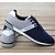 preiswerte Sneaker für Herren-Herren Sneakers Komfort Frühling Leinwand Normal Grau Marinenblau Schwarz/Rot Flach