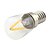 baratos Lâmpadas Filamento de LED-1pç 2 W Lâmpadas de Filamento de LED 170 lm E14 2 Contas LED COB Branco Quente 220 V / 1 pç