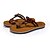 voordelige Herensandalen-Heren PU Lente / Zomer Lichtzolen Sandalen Rood / Khaki / Bruin / Causaal