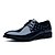 זול נעלי אוקספורד לגברים-בגדי ריקוד גברים לבש נעליים אביב / קיץ נעלי אוקספורד הליכה עור פטנט שחור / בורדו / כחול כהה