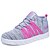 billige Sneakers til kvinder-Unisex Sko Tyl Sommer par Sko Sneakers Til Afslappet Hvid Rosa Lys pink Sort/Hvid