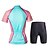 cheap Men&#039;s Clothing Sets-ILPALADINO Women&#039;s Short Sleeves Cycling Jersey with Shorts - Black Bike Clothing Suits, 3D Pad, Quick Dry, Ultraviolet Resistant,