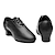 זול נעליים לטיניות-בגדי ריקוד גברים נעליים לטיניות ריקודים סלוניים הצגה תחרה עקבים נעלי ספורט עקב נמוך לואפר שחור