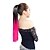 cheap Hair Pieces-neitsi 1pcs 22 115g striaght wrap around ponytail hair extensions synthetic ombre t rose