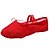preiswerte Lateinamerikanische Schuhe-Damen Schuhe für den lateinamerikanischen Tanz Kunstleder Flach, Ballerina Flacher Absatz Maßfertigung Tanzschuhe Schwarz / Rot / Rosa / Leistung