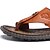 ieftine Sandale Bărbați-Bărbați Sandale Pantofi de confort Sandale Slingback Casual Casual Plajă Plimbare PU Respirabil Negru Kaki Maro Slogan Primăvară Vară / Mărgele