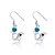cheap Earrings-Women&#039;s Personalized Fashion Euramerican Crystal Earrings Jewelry Light Blue / Purple / Fuchsia For Wedding Party Anniversary